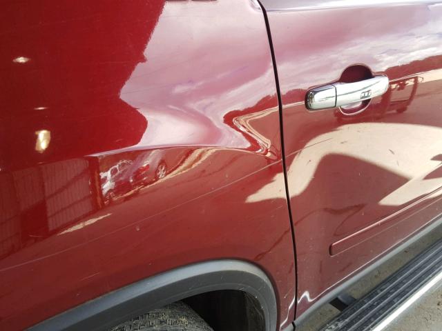 1GKLRMED7AJ129519 - 2010 GMC ACADIA SLT 红色 照片 9