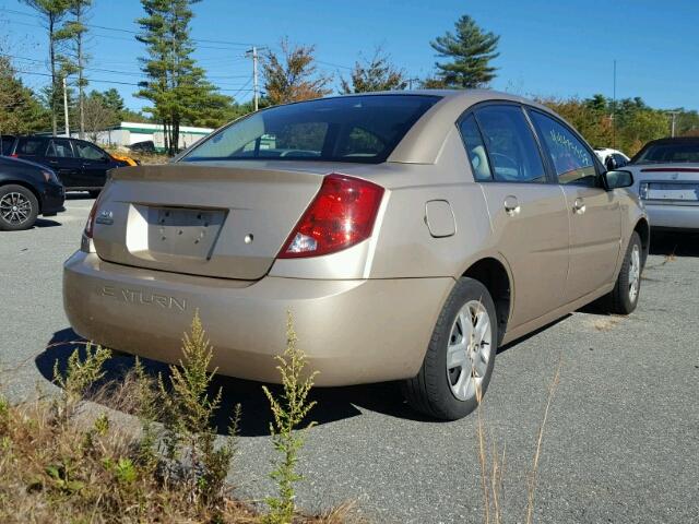 1G8AJ55F87Z181604 - 2007 SATURN ION GOLD photo 4