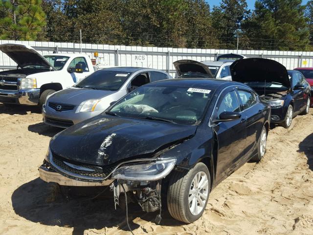 1C3CCCAG3FN516404 - 2015 CHRYSLER 200 BLACK photo 2