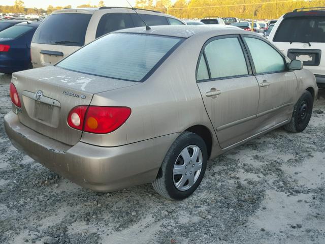 2T1BR32E34C279965 - 2004 TOYOTA COROLLA CE GOLD photo 4