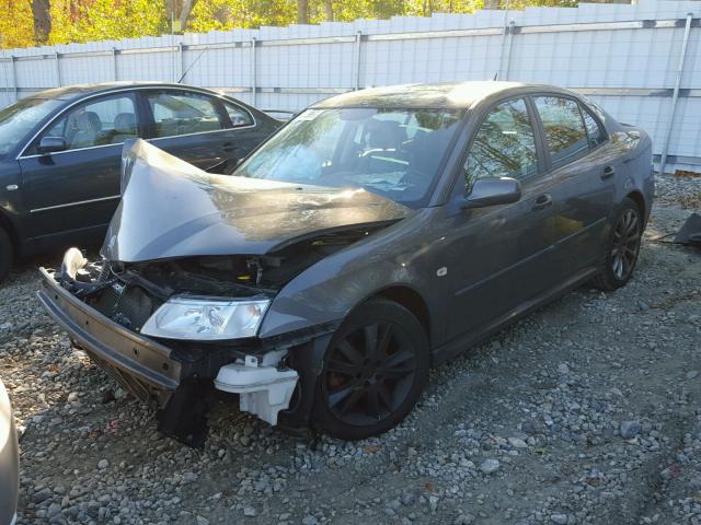 YS3FD46Y271146125 - 2007 SAAB 9-3 2.0T GRAY photo 2