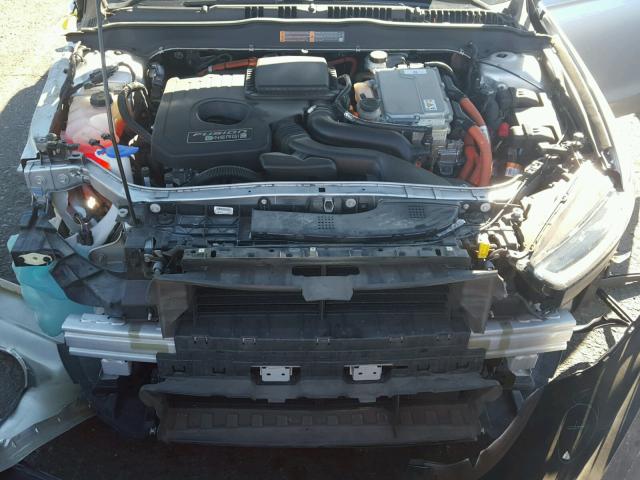 3FA6P0SU1FR147495 - 2015 FORD FUSION TIT SILVER photo 7