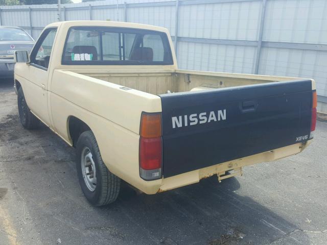 JN6ND11S6HW024163 - 1987 NISSAN D21 SHORT YELLOW photo 3