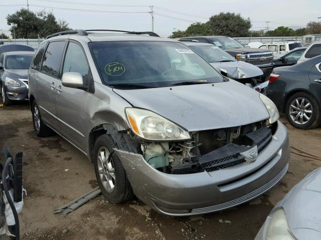 5TDZA22C45S262051 - 2005 TOYOTA SIENNA XLE SILVER photo 1