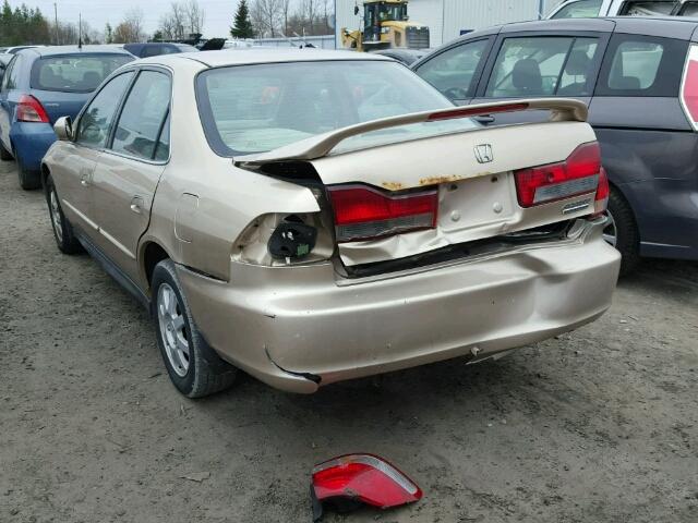 1HGCG567X2A808719 - 2002 HONDA ACCORD SE BEIGE photo 3