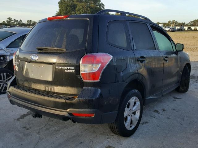 JF2SJADC7FG592918 - 2015 SUBARU FORESTER 2 BLACK photo 4