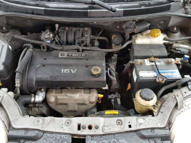 KL1TD66688B268575 - 2008 CHEVROLET AVEO BASE Szary zdjęcie 7