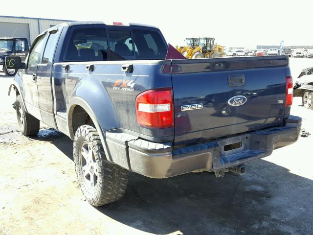 1FTPX04595KD83075 - 2005 FORD F150 BLACK photo 3