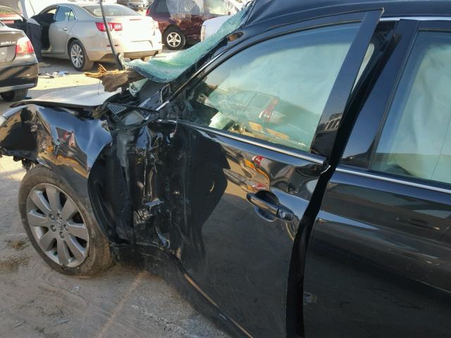 4T1BK36B25U013874 - 2005 TOYOTA AVALON BLACK photo 9