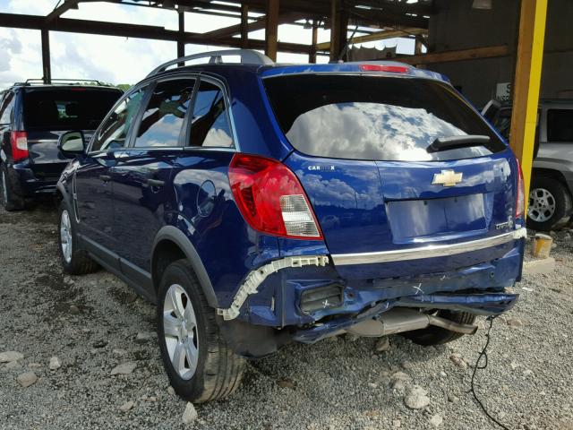 3GNFL2EK2DS525154 - 2013 CHEVROLET CAPTIVA LS 蓝色 照片 3