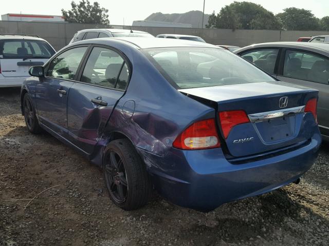 19XFA1F32AE009709 - 2010 HONDA CIVIC VP BLUE photo 3