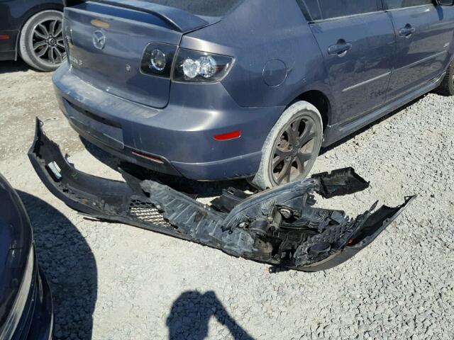 JM1BK323771621901 - 2007 MAZDA 3 S GRAY photo 9