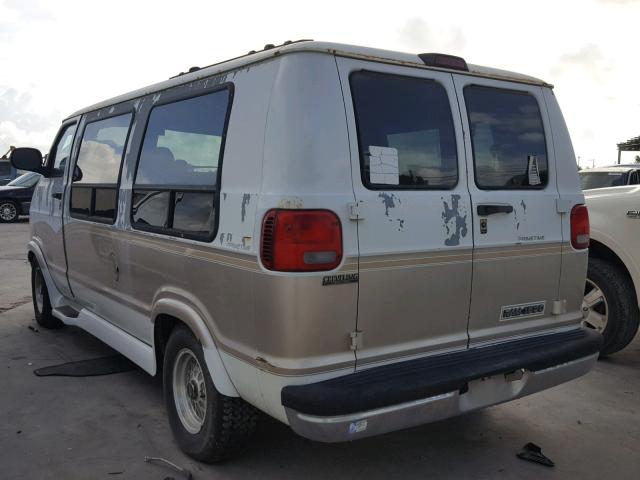 2B6HB11Y0XK583996 - 1999 DODGE RAM VAN B1 WHITE photo 3