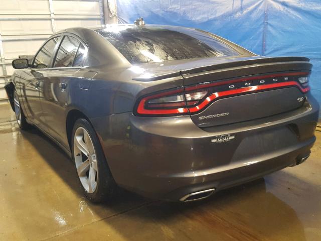 2C3CDXCT0GH346706 - 2016 DODGE CHARGER R/ GRAY photo 3