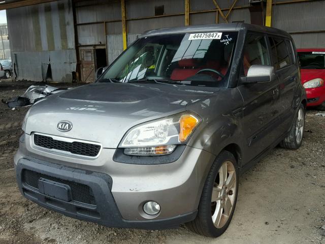 KNDJT2A26A7174767 - 2010 KIA SOUL CHARCOAL photo 2