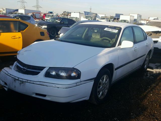 2G1WF55E7Y9230526 - 2000 CHEVROLET IMPALA WHITE photo 2