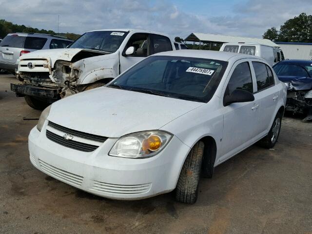 1G1AK55F967839100 - 2006 CHEVROLET COBALT LS WHITE photo 2