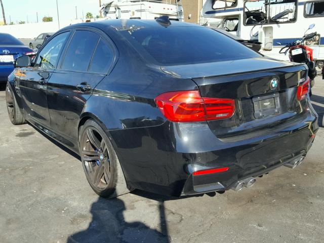 WBS8M9C56G5D30592 - 2016 BMW M3 BLACK photo 3