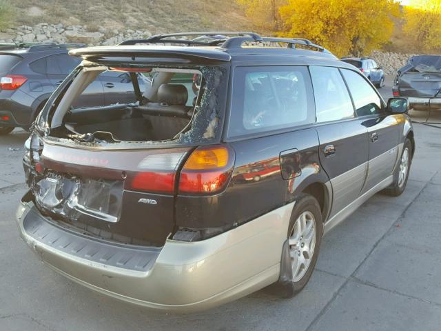 4S3BH686746600014 - 2004 SUBARU LEGACY TWO TONE photo 4