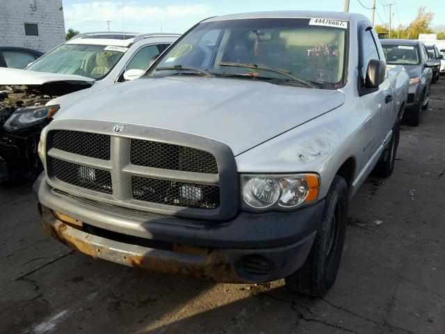 1D7HA16K93J665272 - 2003 DODGE RAM 1500 S GRAY photo 2