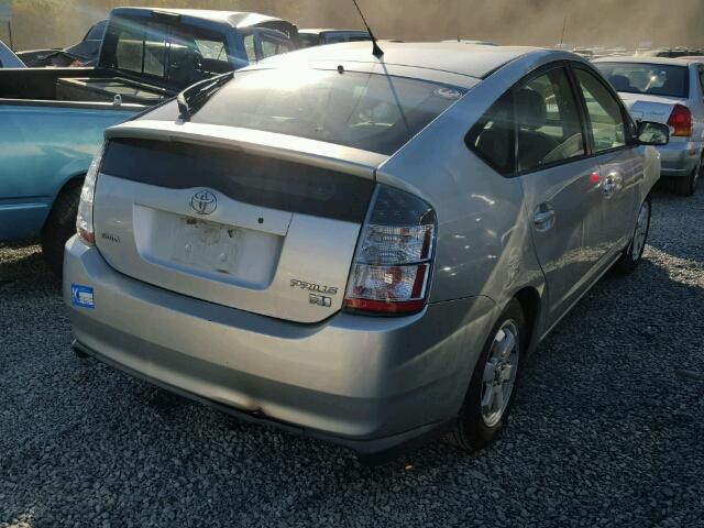 JTDKB20U640034757 - 2004 TOYOTA PRIUS SILVER photo 4