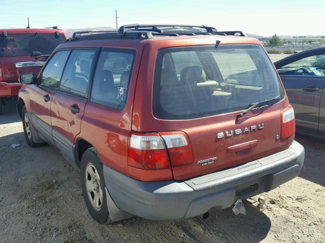 JF1SF63591G704987 - 2001 SUBARU FORESTER L RED photo 3