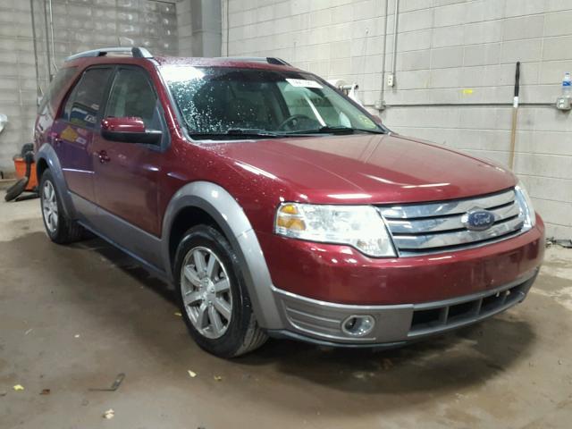 1FMDK05W68GA38565 - 2008 FORD TAURUS X MAROON photo 1