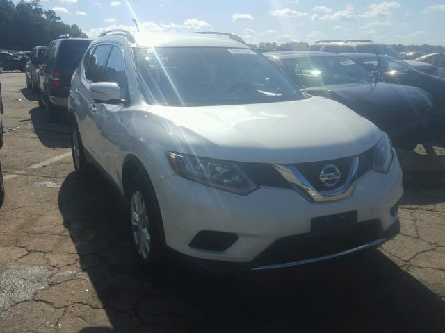 KNMAT2MT8FP568105 - 2015 NISSAN ROGUE WHITE photo 1