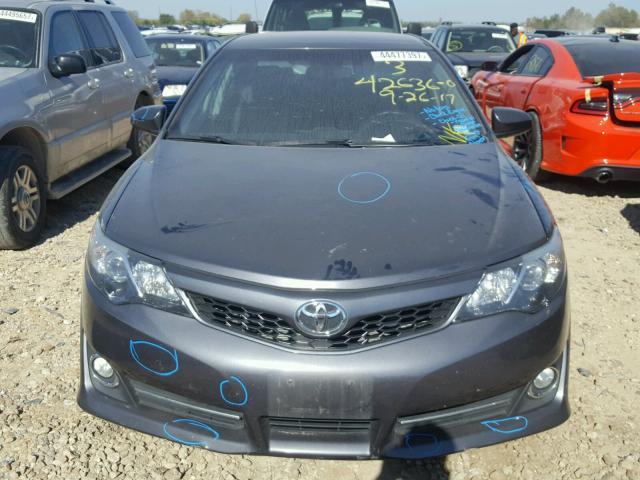 4T1BF1FK6EU425952 - 2014 TOYOTA CAMRY L GRAY photo 9