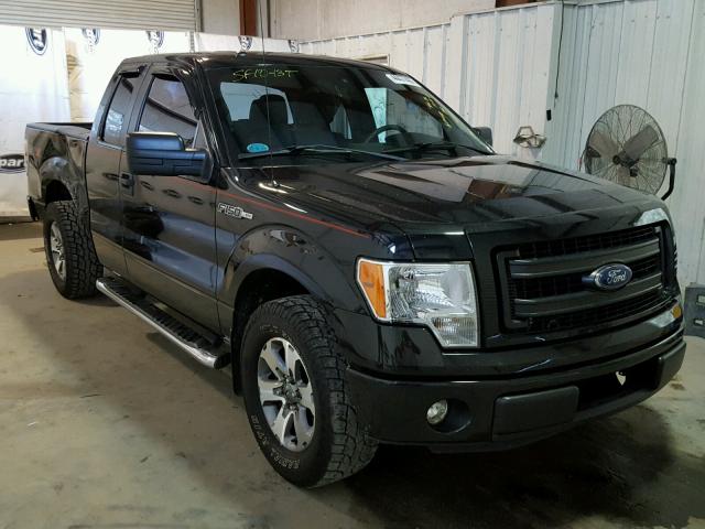 1FTFX1CF4DFC53532 - 2013 FORD F150 BLACK photo 1