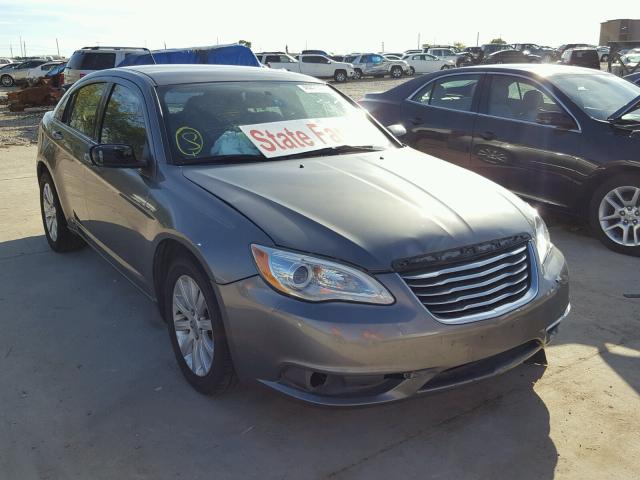 1C3CCBBB7DN768344 - 2013 CHRYSLER 200 CHARCOAL photo 1