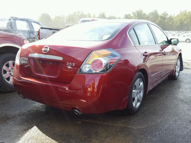 1N4AL21E87C132942 - 2007 NISSAN ALTIMA MAROON photo 4