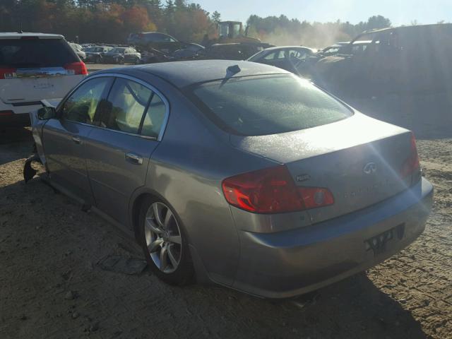 JNKCV51F16M614487 - 2006 INFINITI G35 GRAY photo 3