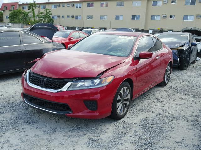 1HGCT1B30FA008038 - 2015 HONDA ACCORD LX- RED photo 2