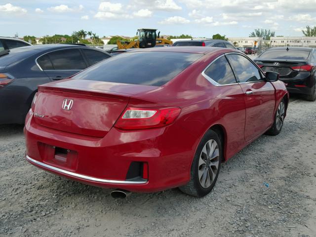 1HGCT1B30FA008038 - 2015 HONDA ACCORD LX- RED photo 4