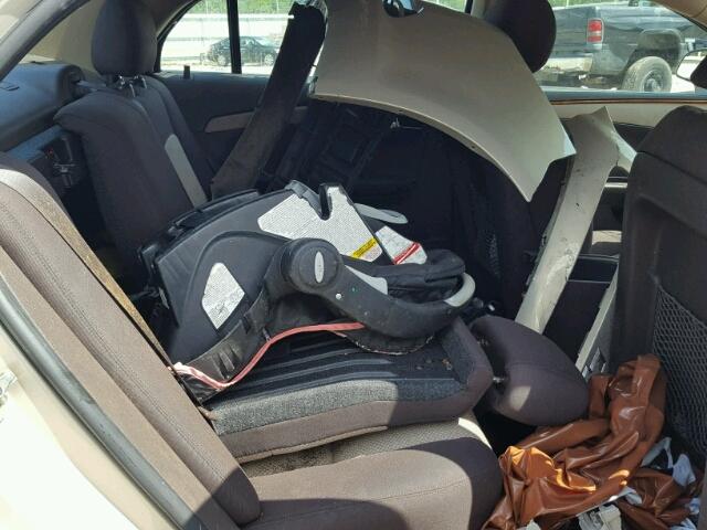 1G1ZC5E16BF174807 - 2011 CHEVROLET MALIBU 1LT თაფლისფერი ფოტო 6