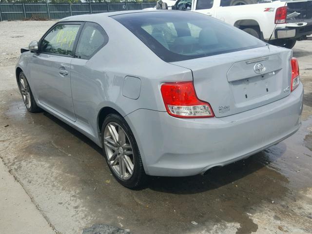 JTKJF5C78C3037964 - 2012 TOYOTA SCION TC 灰色 照片 3