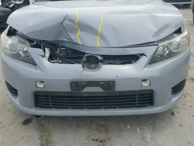 JTKJF5C78C3037964 - 2012 TOYOTA SCION TC 灰色 照片 9