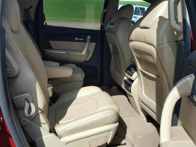 1GKLRMED1AJ148051 - 2010 GMC ACADIA SLT 红色 照片 6