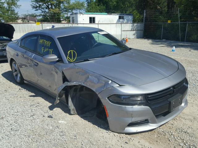 2C3CDXCT3GH203443 - 2016 DODGE CHARGER R/ SILVER photo 1