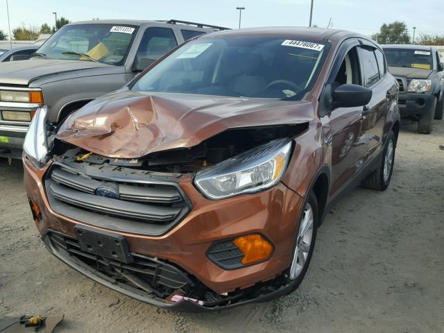 1FMCU0F78HUB30095 - 2017 FORD ESCAPE S BROWN photo 2