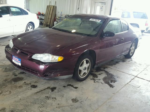 2G1WW12E439322053 - 2003 CHEVROLET MONTE CARL 紫色 照片 2