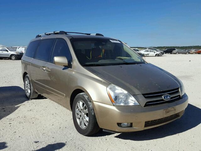 KNDMB233066099518 - 2006 KIA SEDONA EX BEIGE photo 1