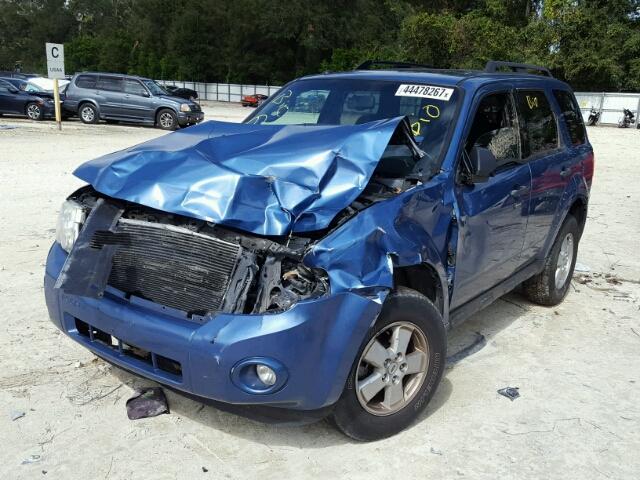 1FMCU93G59KA22040 - 2009 FORD ESCAPE XLT BLUE photo 2