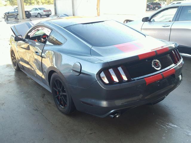 1FA6P8AM7F5398895 - 2015 FORD MUSTANG GRAY photo 3