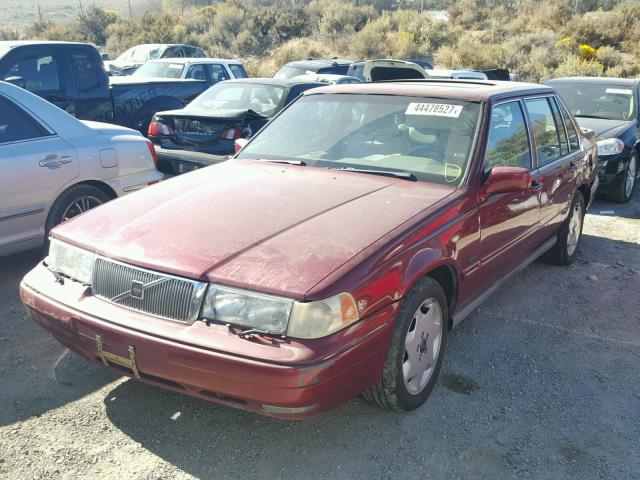 YV1KS9610S1074100 - 1995 VOLVO 960 BURGUNDY photo 2