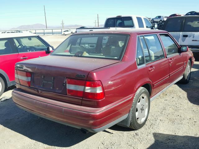 YV1KS9610S1074100 - 1995 VOLVO 960 BURGUNDY photo 4