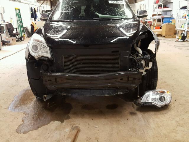 2CNFLGEW5A6379847 - 2010 CHEVROLET EQUINOX LT BLACK photo 9