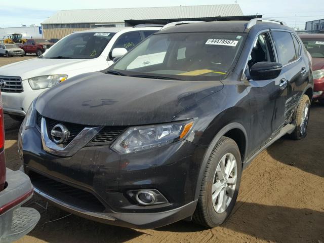 JN8AT2MV2GW148997 - 2016 NISSAN ROGUE S BLACK photo 2