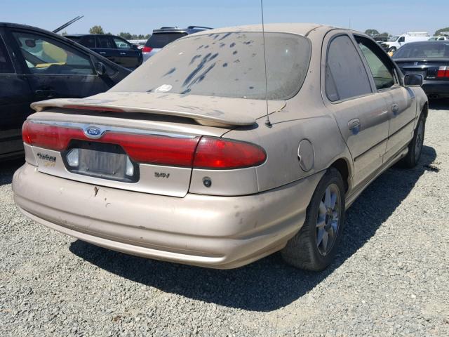 3FAFP66L0WM120872 - 1998 FORD CONTOUR LX GOLD photo 4